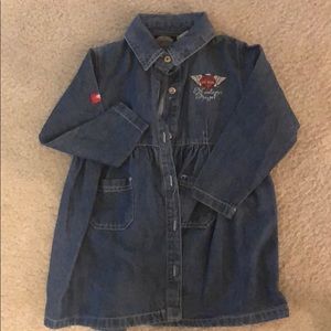 Girls Harley Davidson jean dress